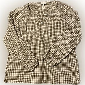 J. Jill Cottage Core Style Blouse Small